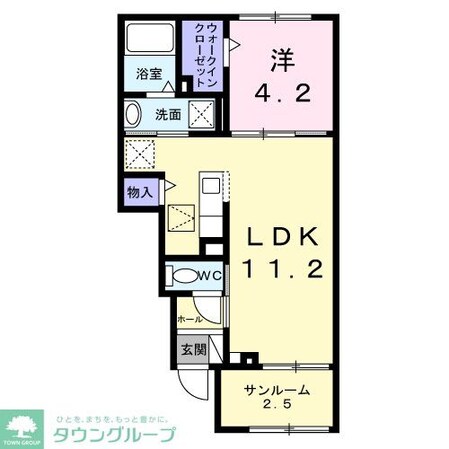 コンフォート ヒルの物件間取画像